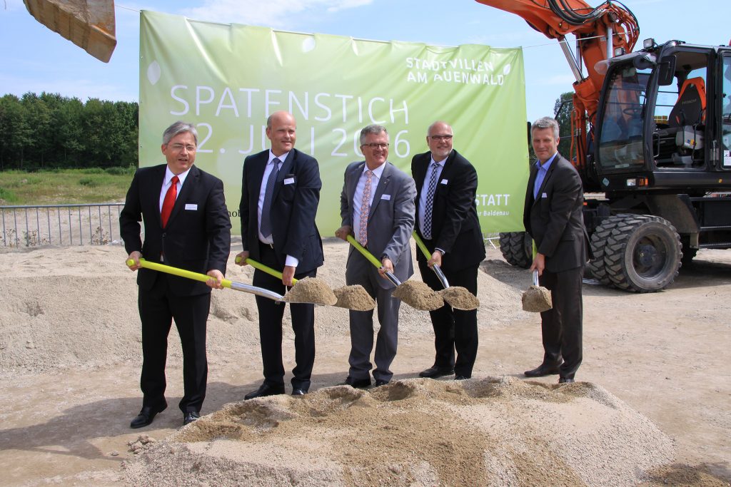 Plakat Spatenstich, natürlich Rastatt, erstellt von Agentur Zimmermann Visuelle Kommunikation