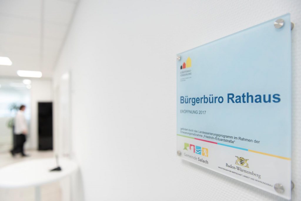 Bürgerhaus Salach, LBBW, erstellt von Agentur Zimmermann Visuelle Kommunikation