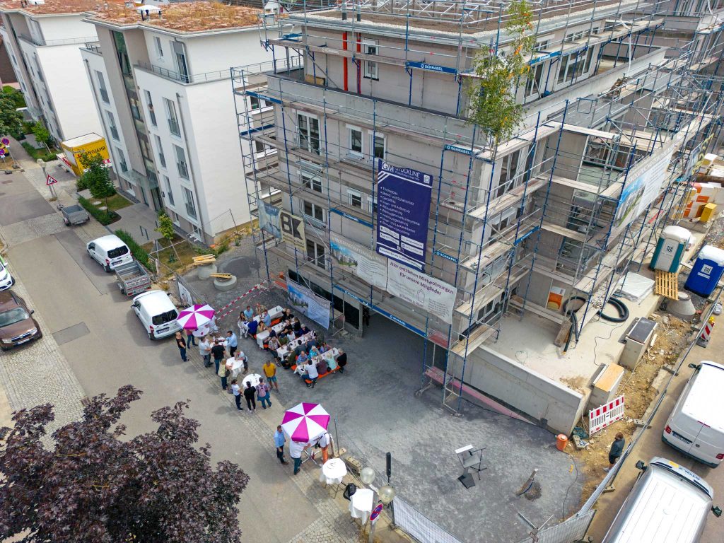 BBG, Marbach Haffnerstraße Richtfest, erstellt von Agentur Zimmermann Visuelle Kommunikation