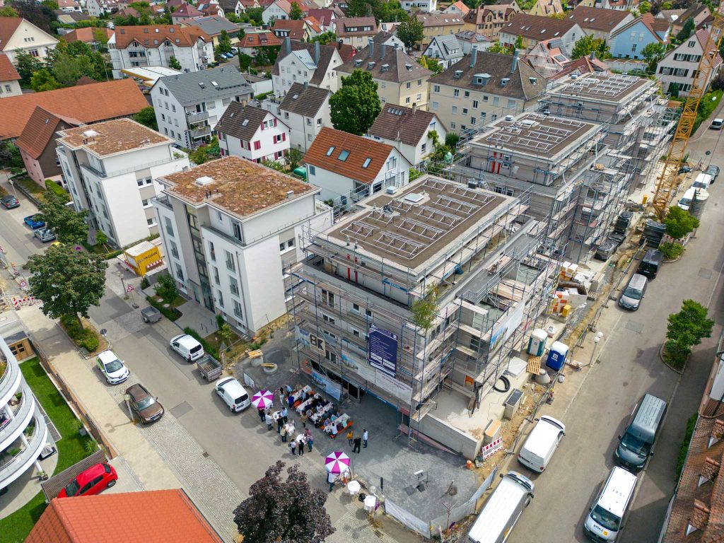 BBG, Marbach Haffnerstraße Richtfest, erstellt von Agentur Zimmermann Visuelle Kommunikation
