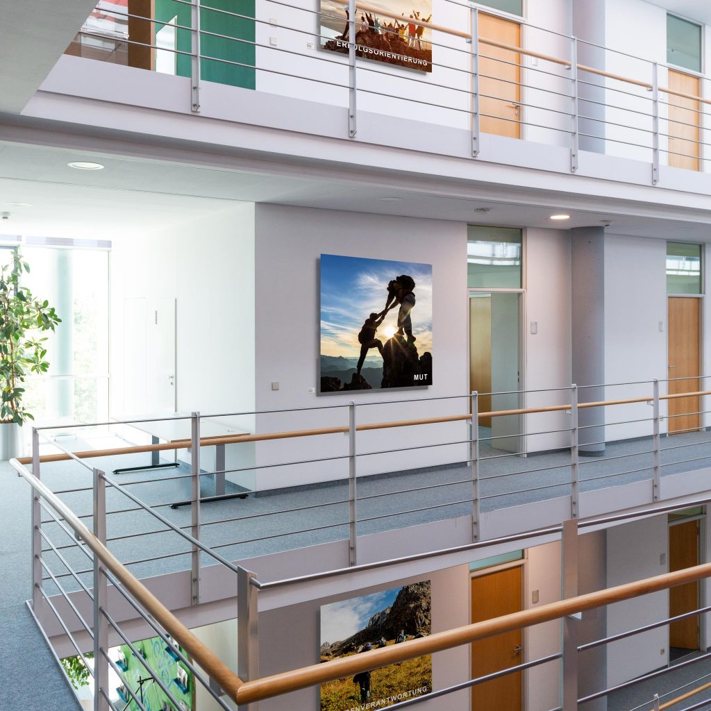 VPV, Leitbild Treppenhaus, Bild und Text, erstellt von Agentur Zimmermann Visuelle Kommunikation