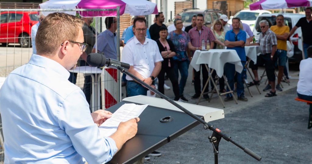 BBG, Marbach Haffnerstraße Richtfest, erstellt von Agentur Zimmermann Visuelle Kommunikation